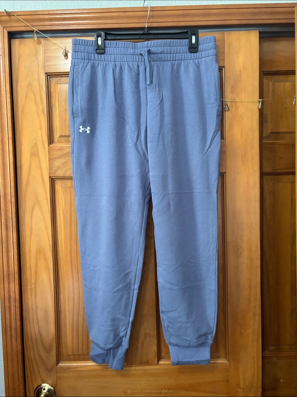 L Women’s Under Armour Slate Periwinkle Athletic Joggers with Drawstring